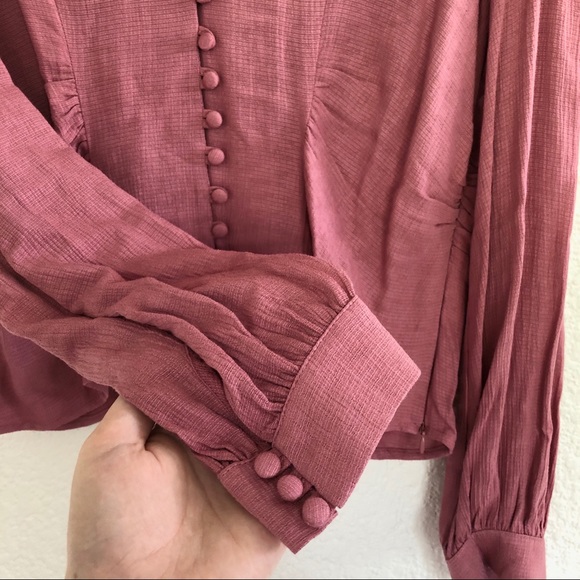 FREE PEOPLE MAISE BLOUSE WITH BUTTONS - Picture 7 of 11